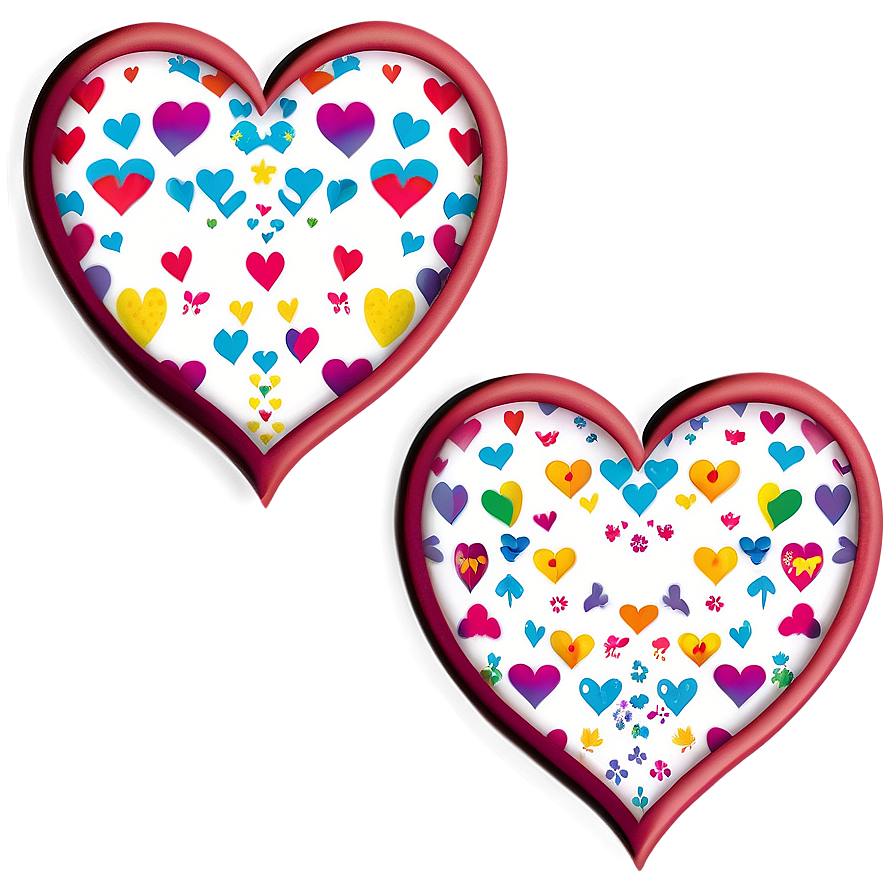 Hearts Pattern Png 11 PNG Image