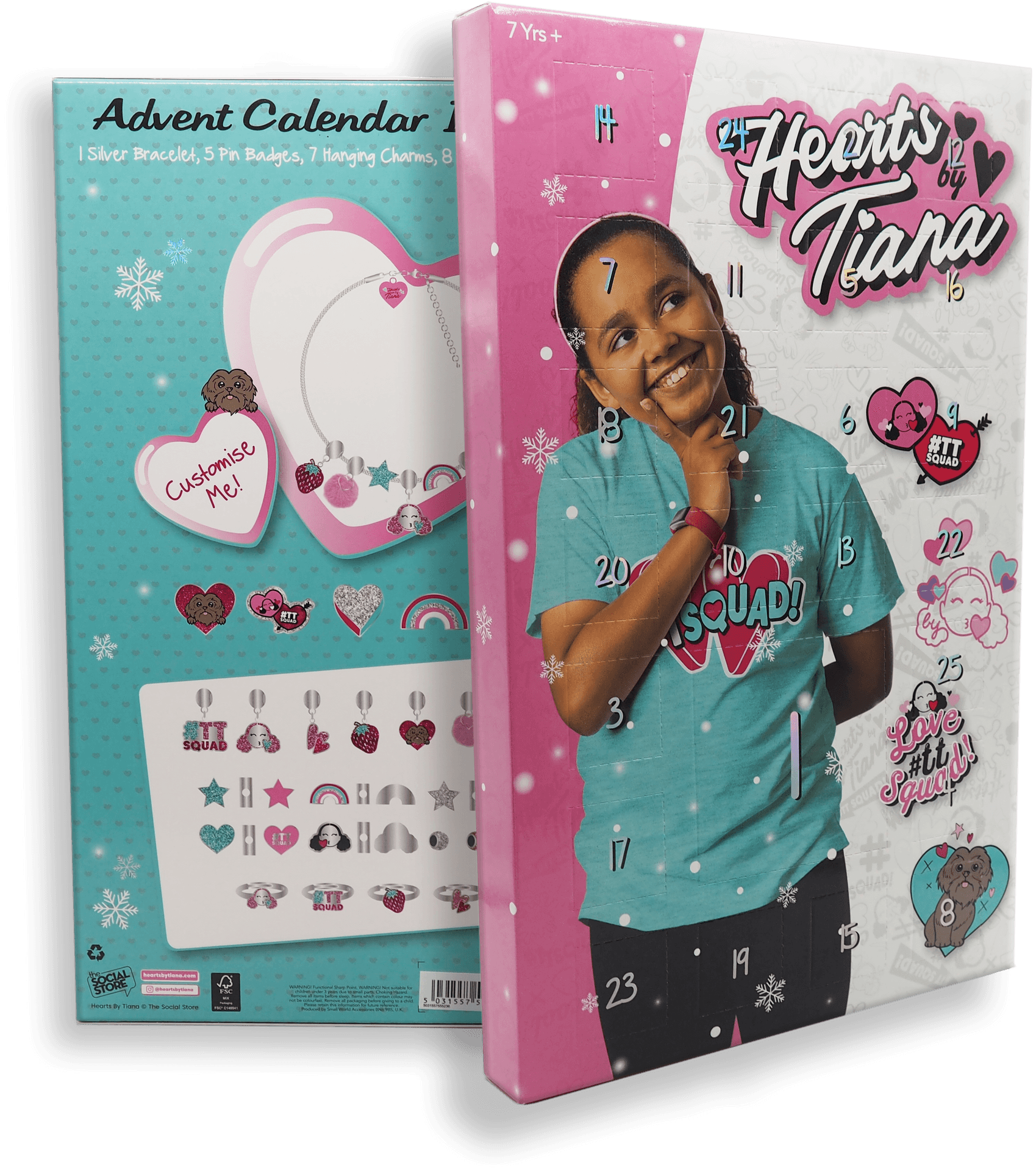 Heartsby Tiana Advent Calendar Packaging PNG Image