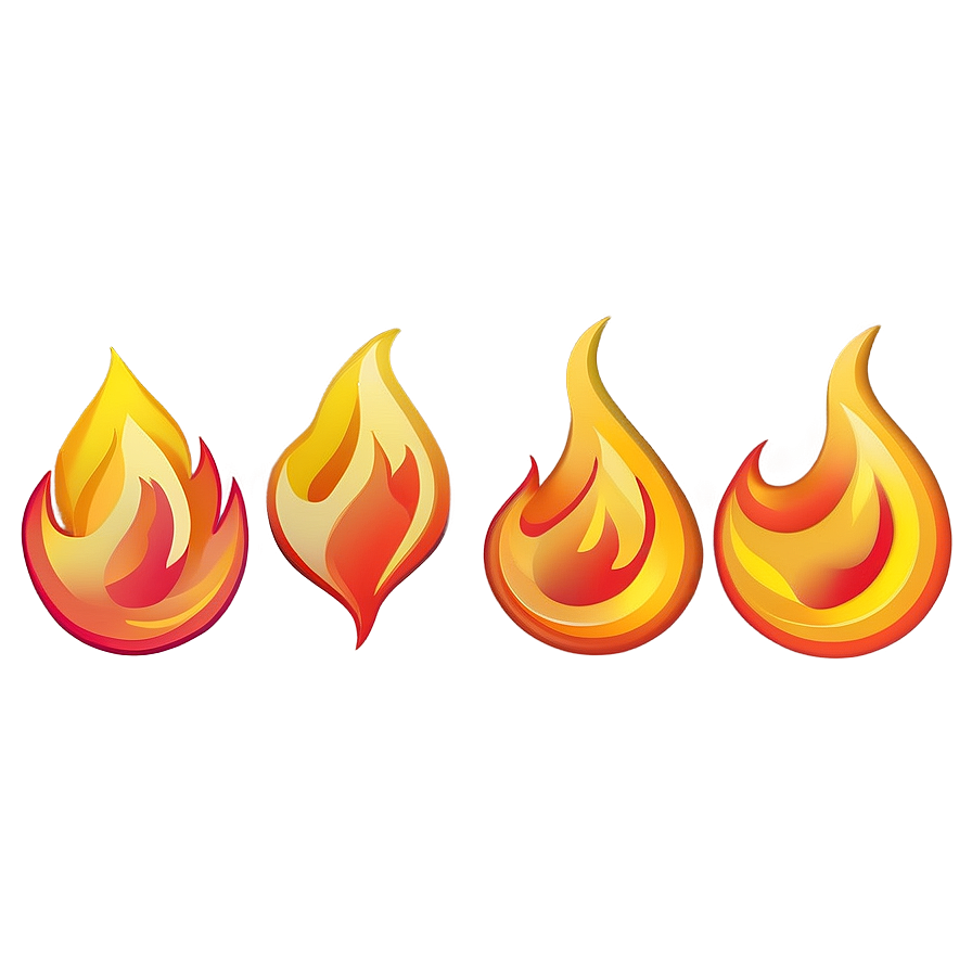 Heat Wave Fire Emoji Png Fac3 PNG Image