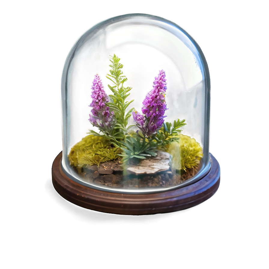 Heather In Glass Dome Png 06122024 PNG Image