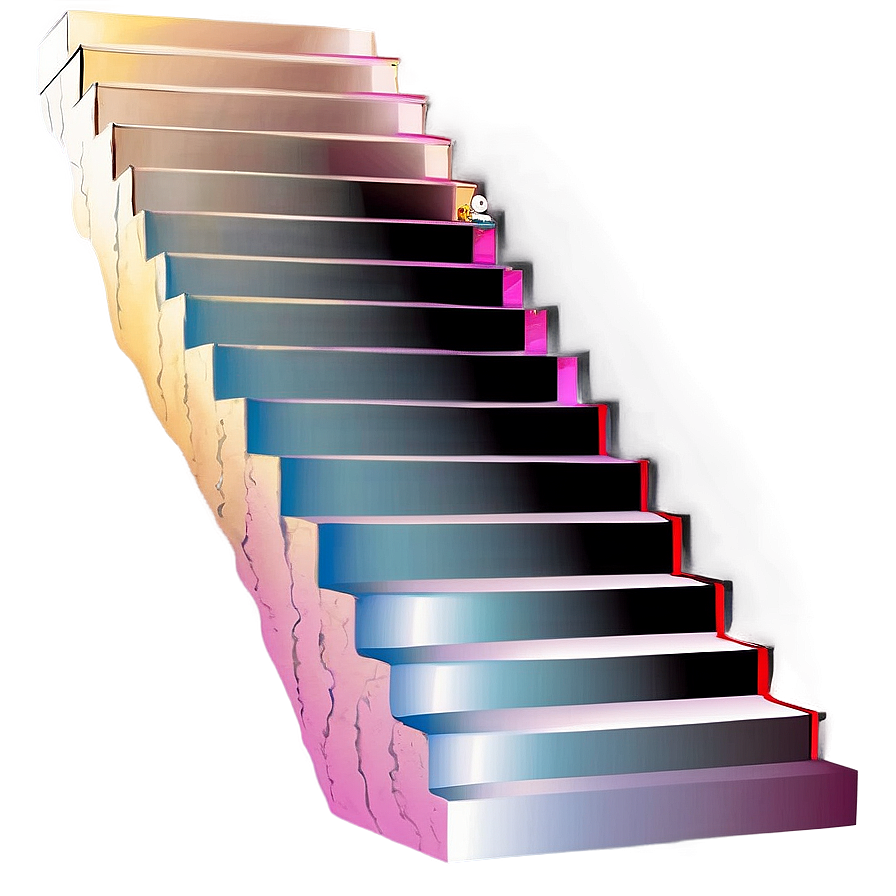 Heavenly Staircase Illustration Png Knr99 PNG Image