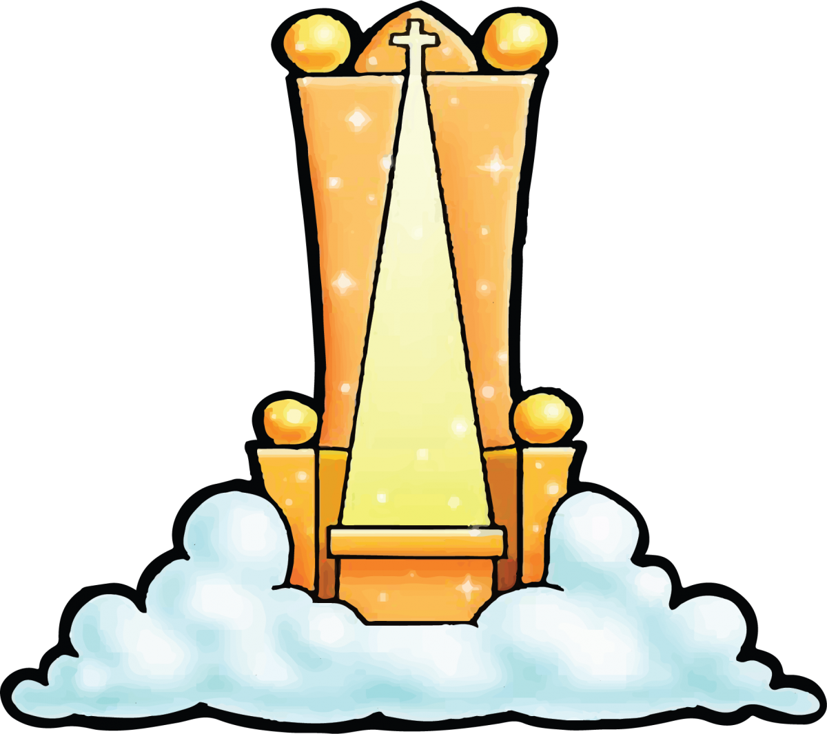 Heavenly_ Throne_ Clipart PNG Image