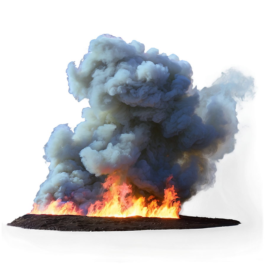 Heavy Fire Smoke Png Wdg2 PNG Image