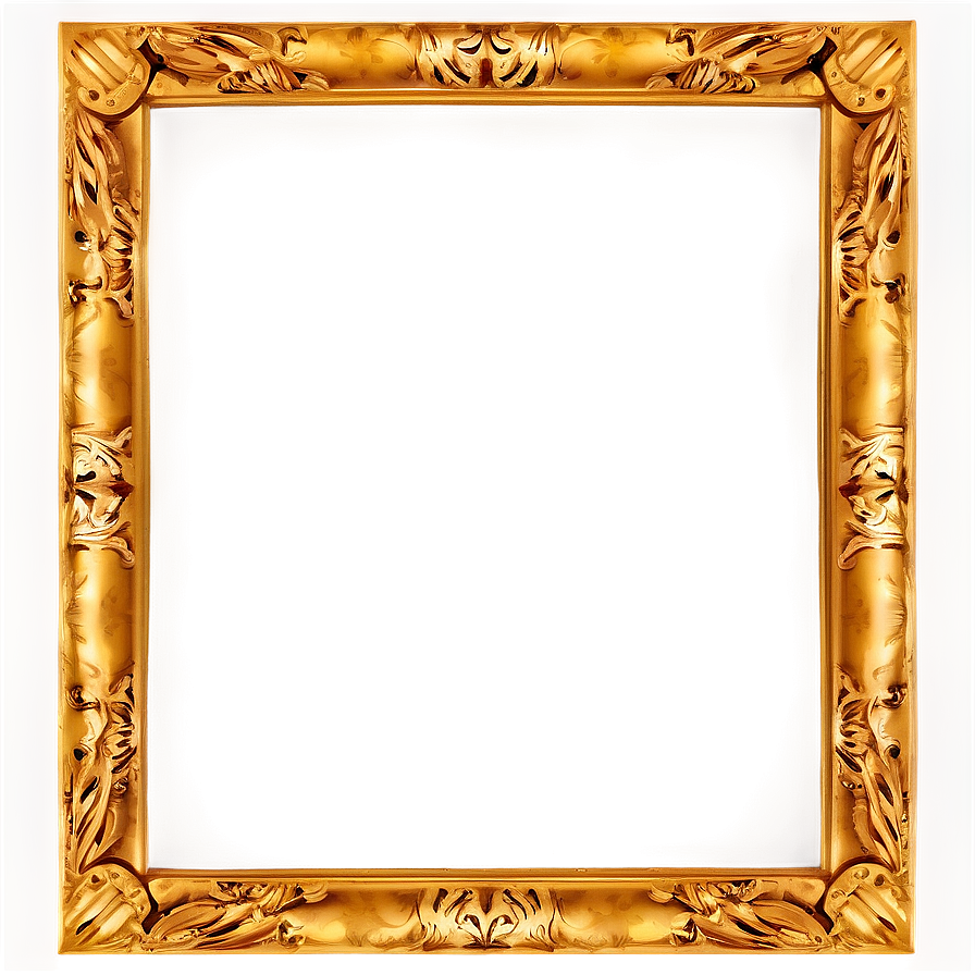 Heavy Gold Frame Png 28 PNG Image