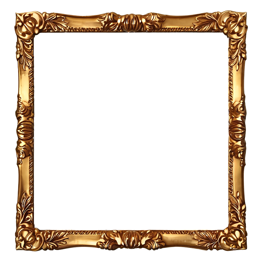 Heavy Gold Frame Png 99 PNG Image