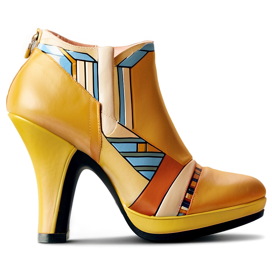 Heel With Geometric Patterns Png Jhk10 PNG Image