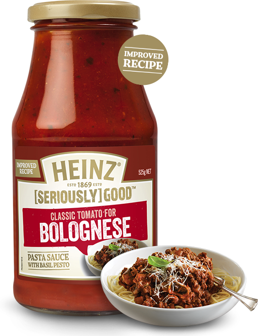 Heinz Bolognese Pasta Sauce PNG Image