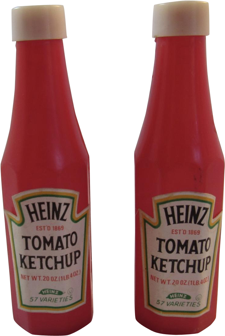 Heinz Ketchup Bottles PNG Image