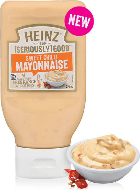 Heinz Sweet Chilli Mayonnaise New Product PNG Image