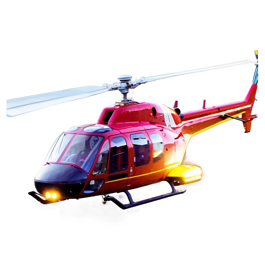 Helicopter With Spotlight Png 57 PNG Image