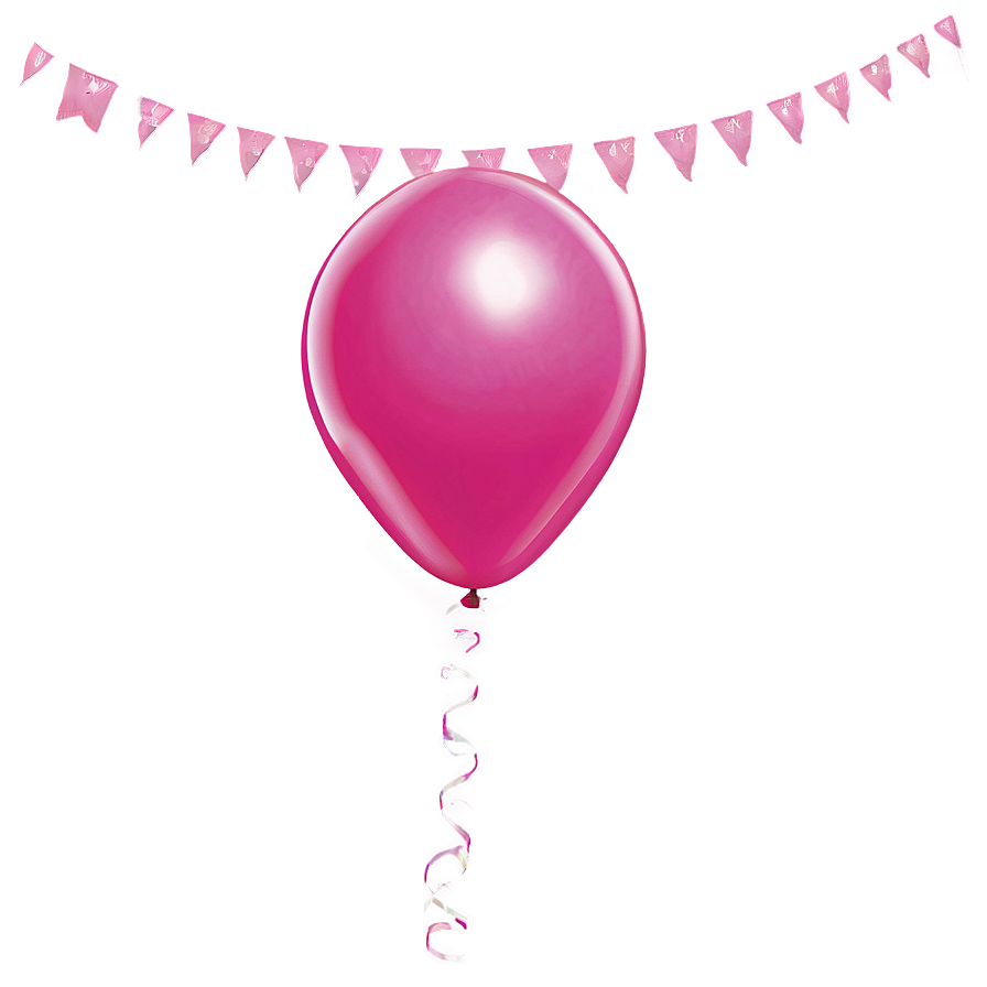 Helium Pink Balloons Floating Png 06122024 PNG Image