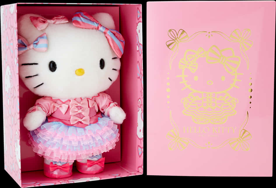 Hello Kitty Dollin Pink Box PNG Image