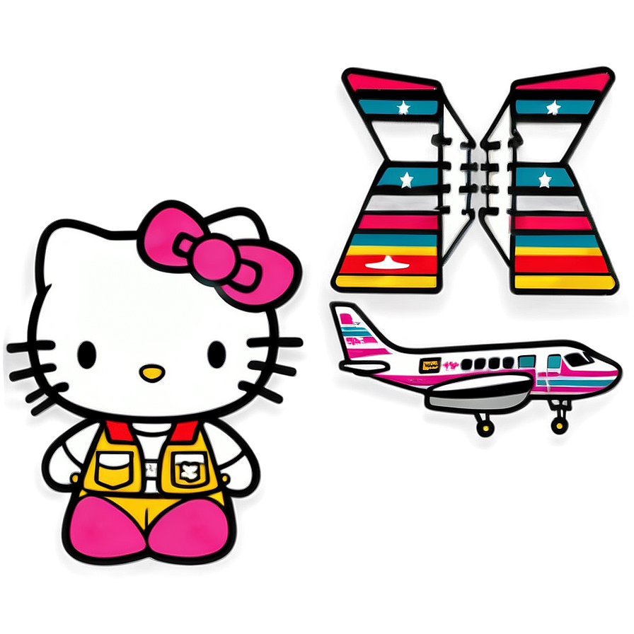 Hello Kitty Pilot Png Fhf PNG Image