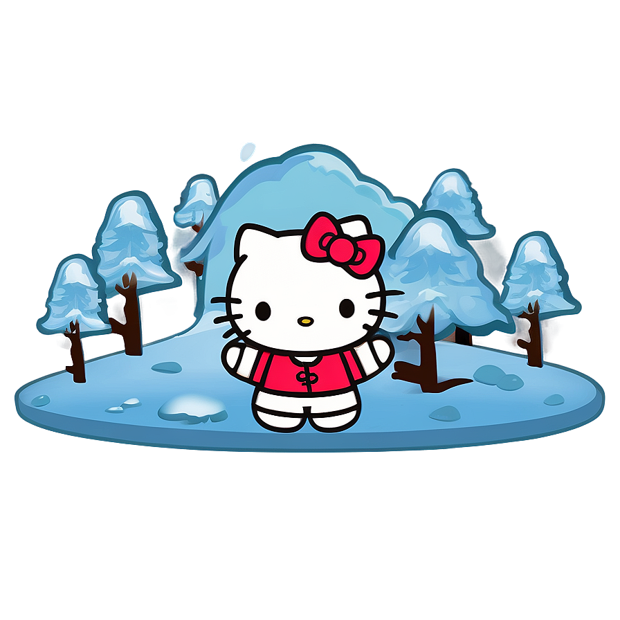 Hello Kitty Winter Png Und34 PNG Image