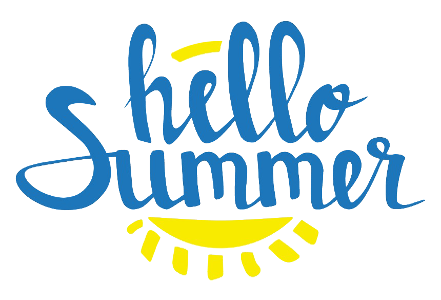 Hello Summer Sunshine Illustration PNG Image