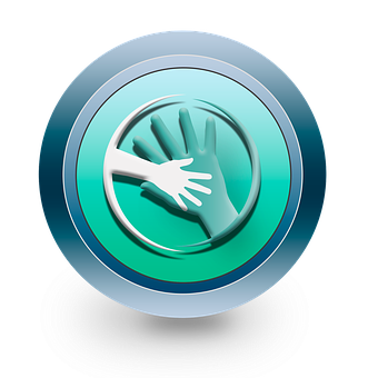 Helping Hand Icon PNG Image