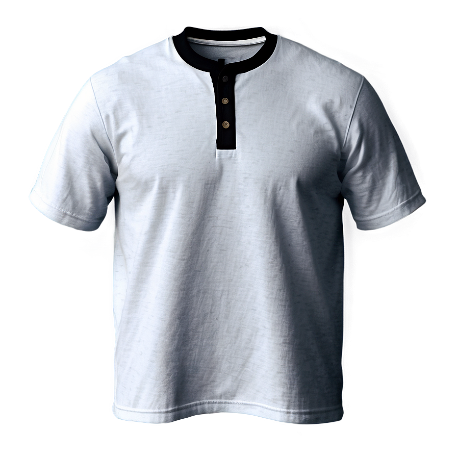 Henley T-shirt Mockup Png 05252024 PNG Image