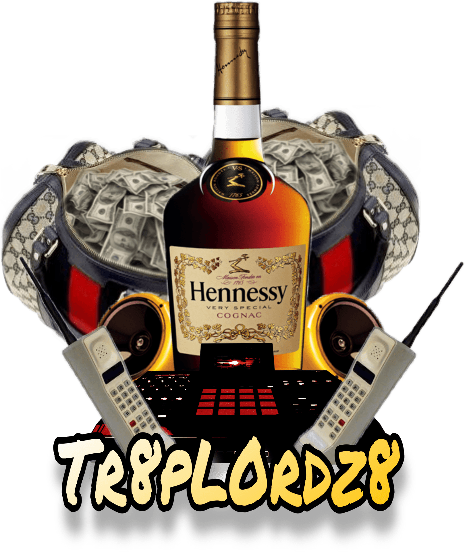 Hennessy Cognac Bottle Luxury Lifestyle Image PNG Image