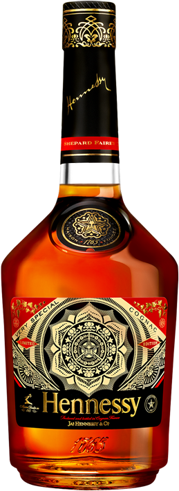 Hennessy Cognac Bottle Special Edition PNG Image