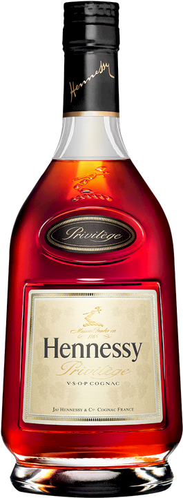 Hennessy V S O P Cognac Bottle PNG Image