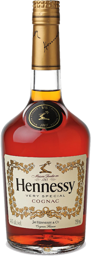 Hennessy Very Special Cognac Bottle PNG Image