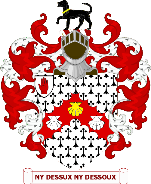 Heraldic_ Coat_of_ Arms_with_ Motto PNG Image