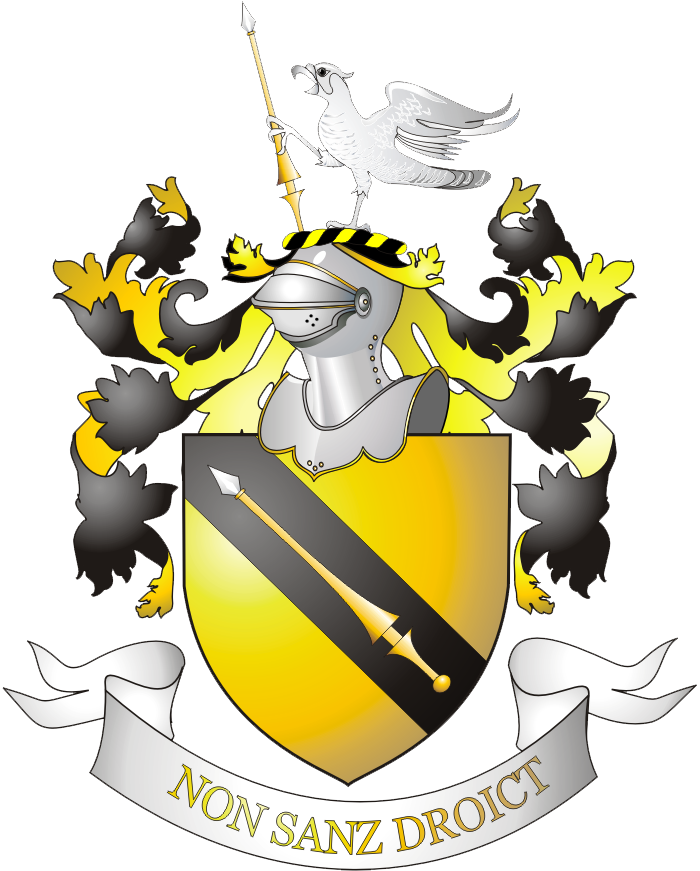 Heraldic Crest Armorand Falcon PNG Image