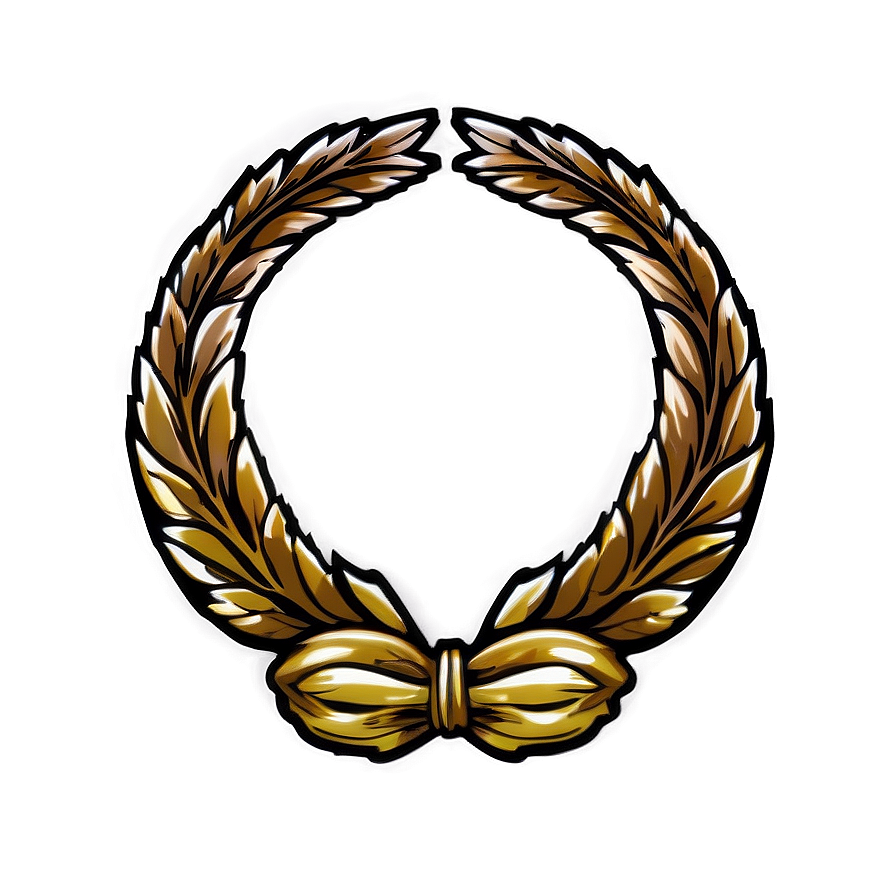 Heraldic Laurel Crest Png Gpe27 PNG Image