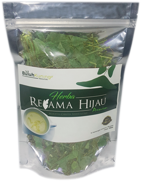 Herba Regama Hijau Premium Package PNG Image