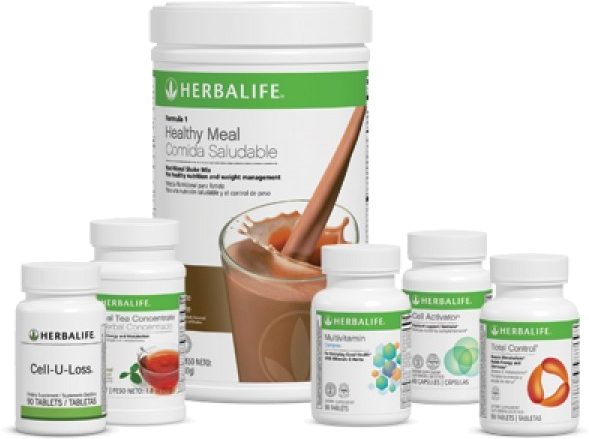 Herbalife Nutrition Products Display PNG Image