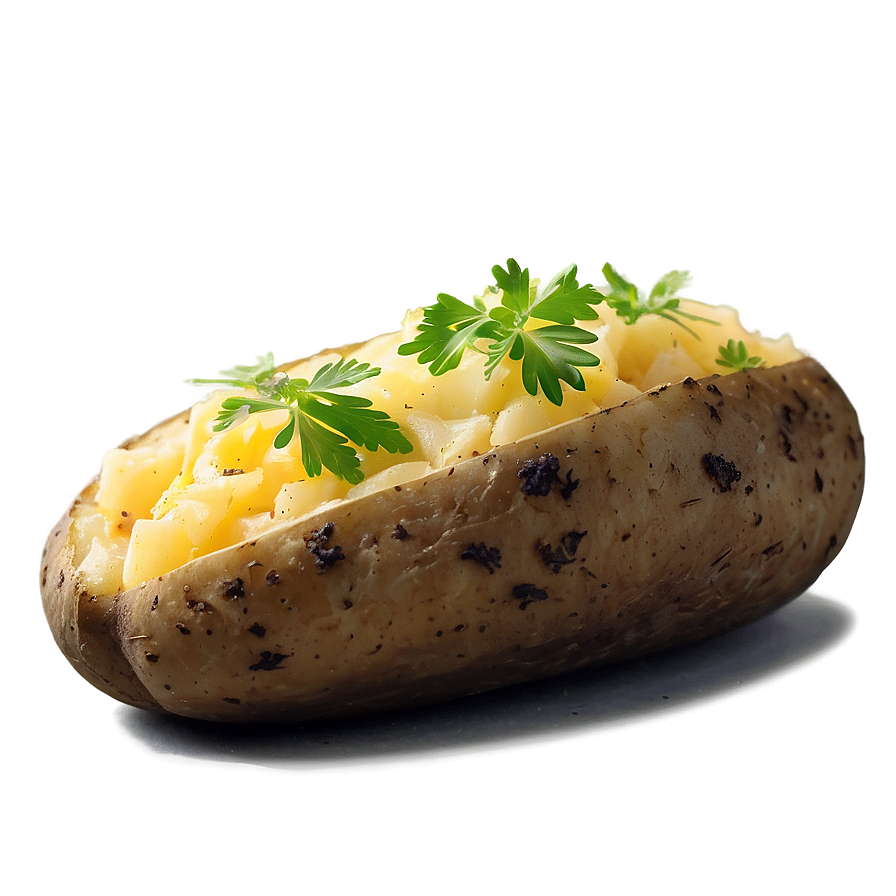 Herbed Baked Potato Png 06212024 PNG Image