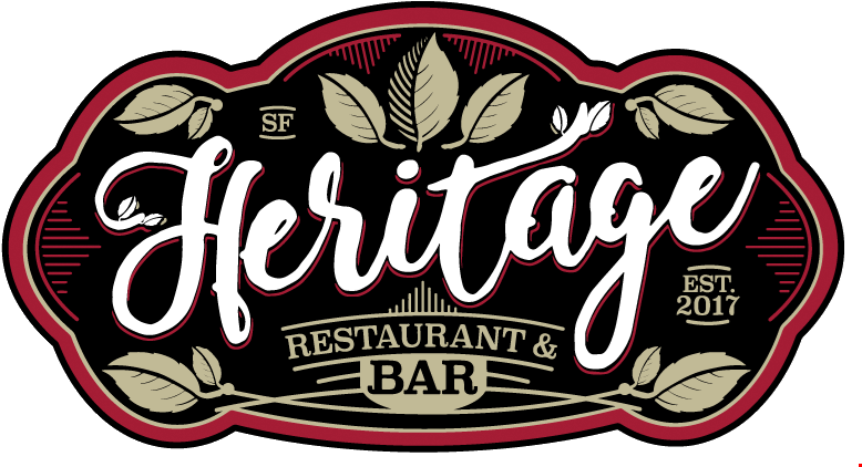 Heritage Restaurant Bar Logo PNG Image