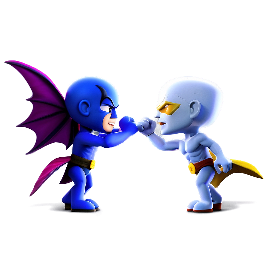 Hero Vs Villain Clash Png 47 PNG Image