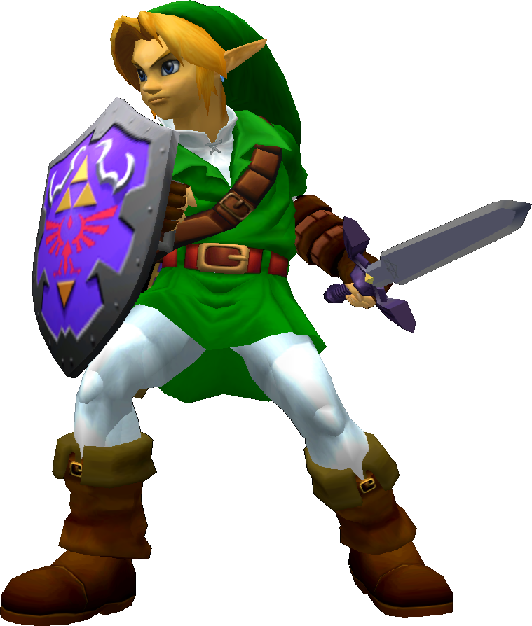 Hero With Sword And Shield PNG Image