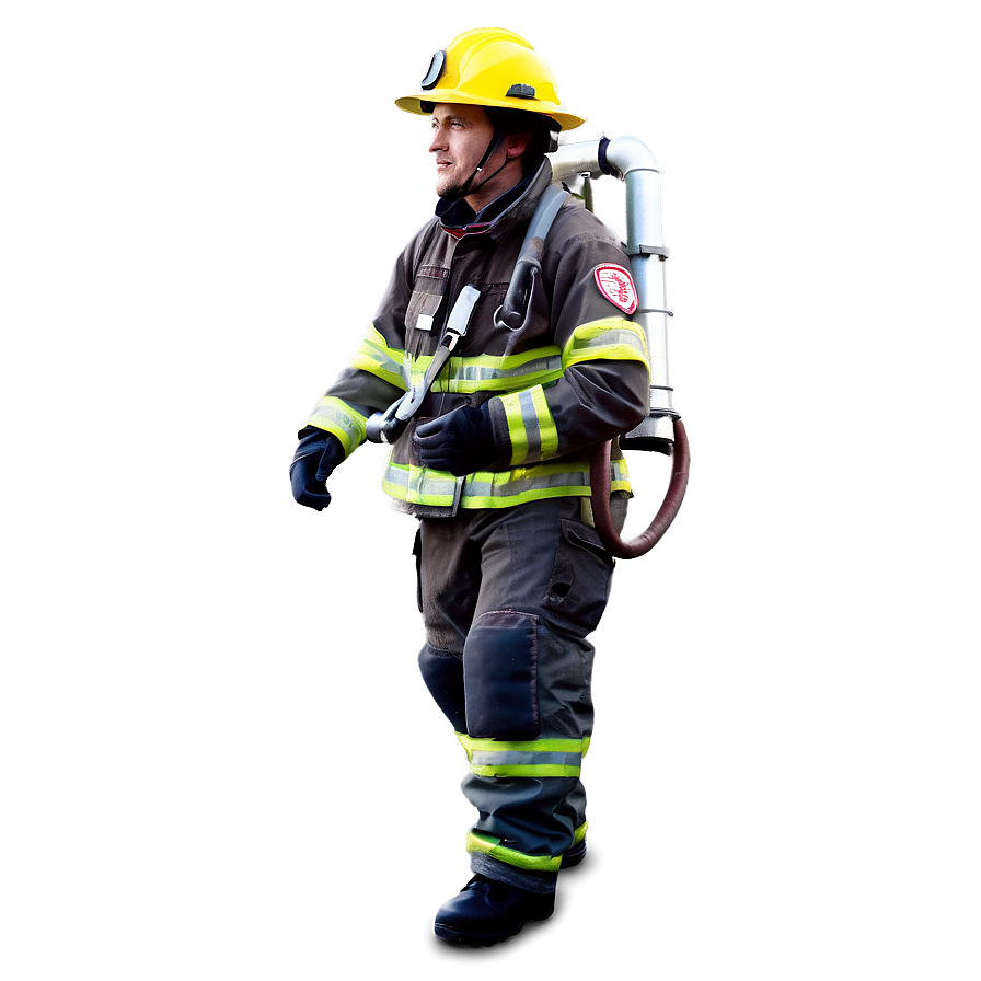 Heroic Firefighter Png Jct PNG Image