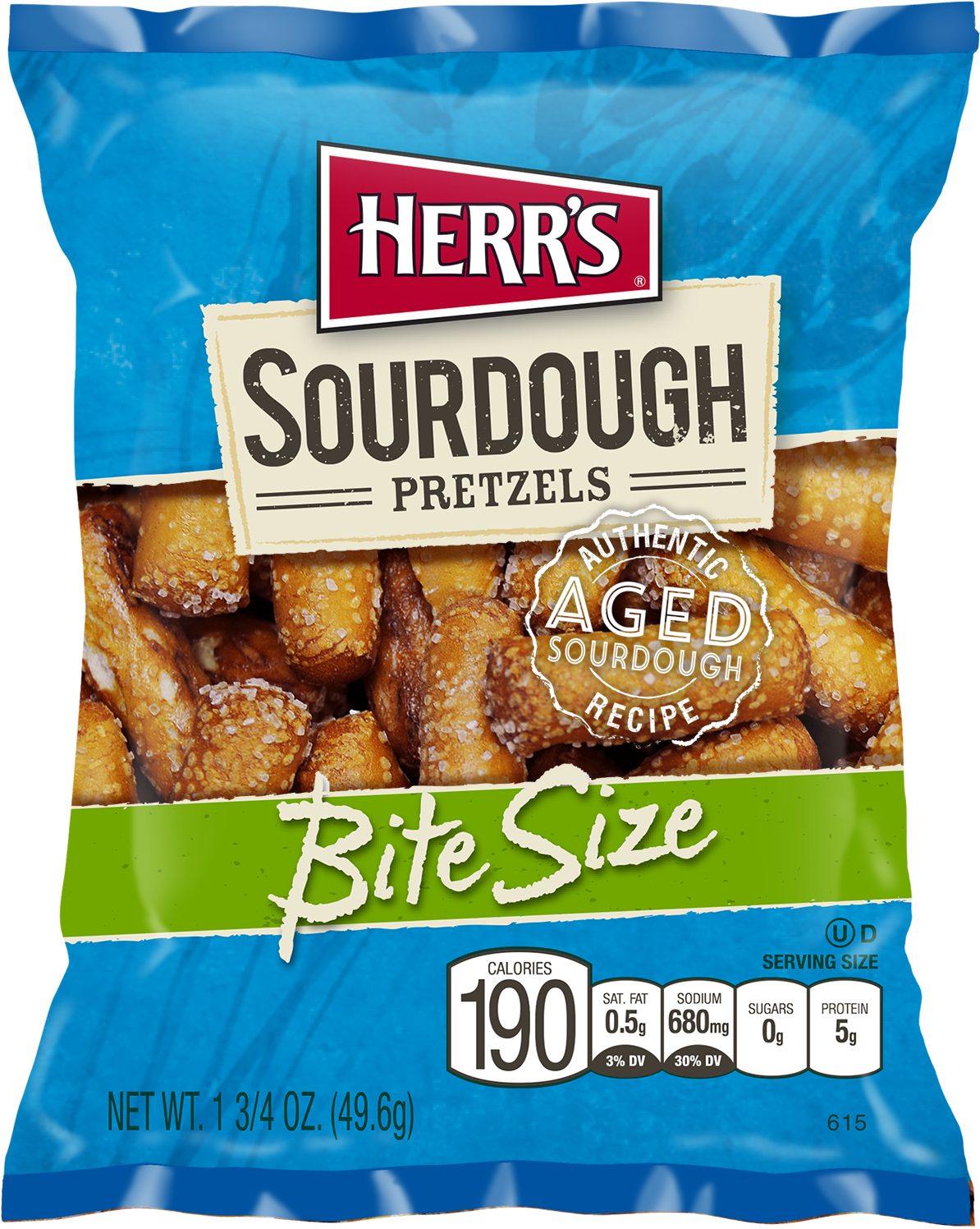 Herrs Sourdough Pretzels Packaging PNG Image