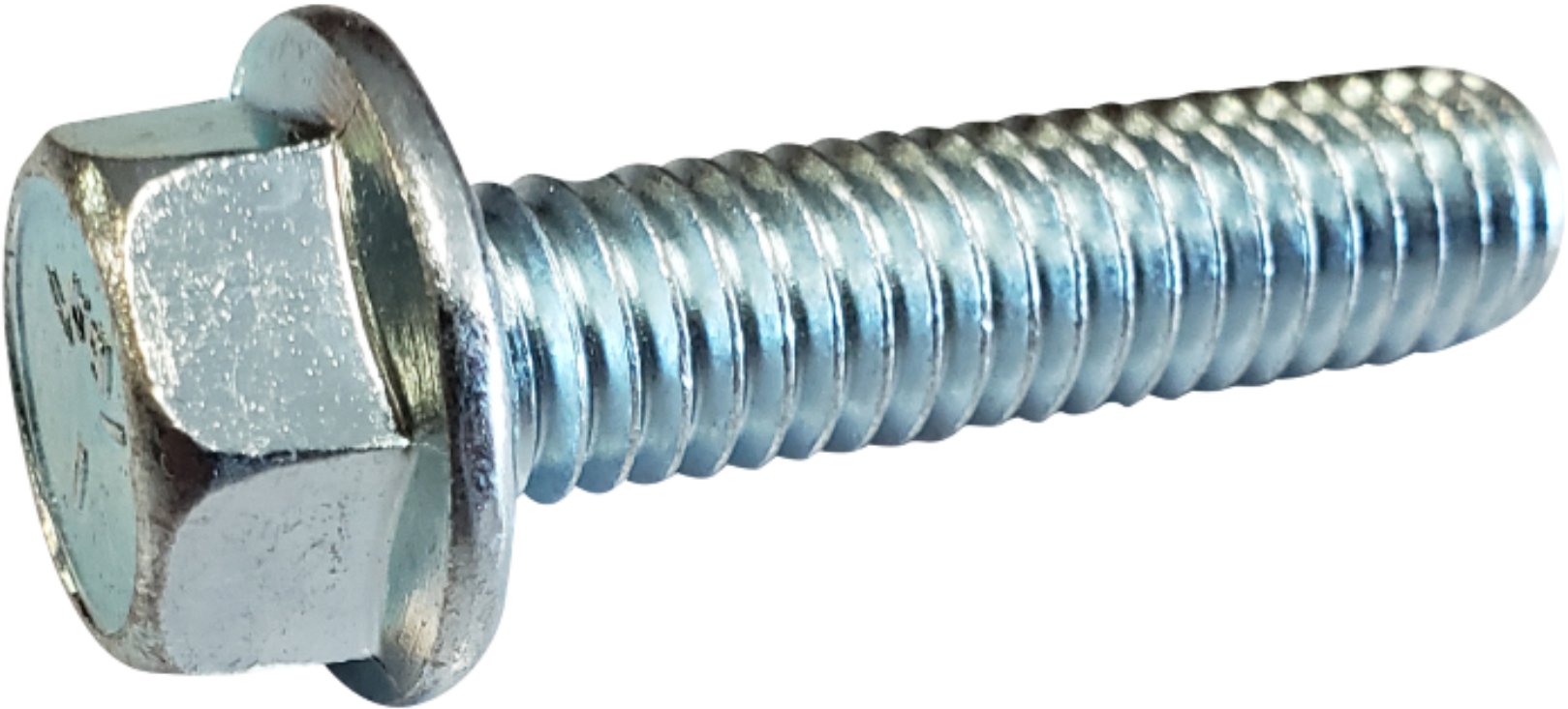 Hex Head Metal Screw PNG Image