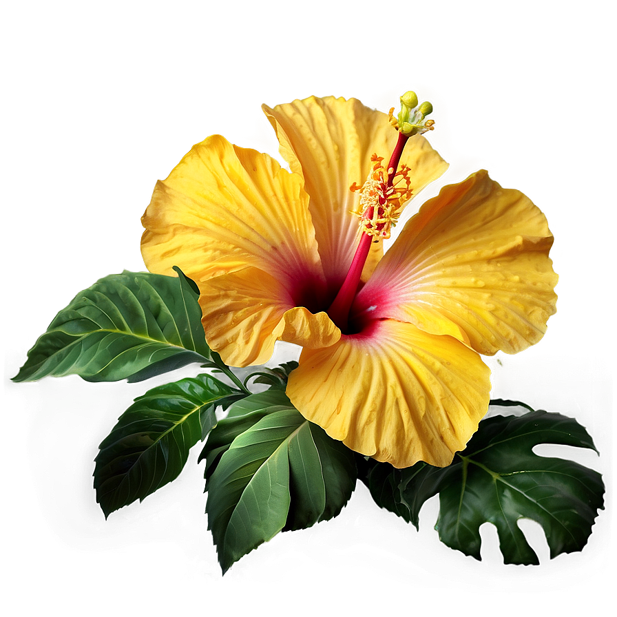 Hibiscus Branch Png 70 PNG Image