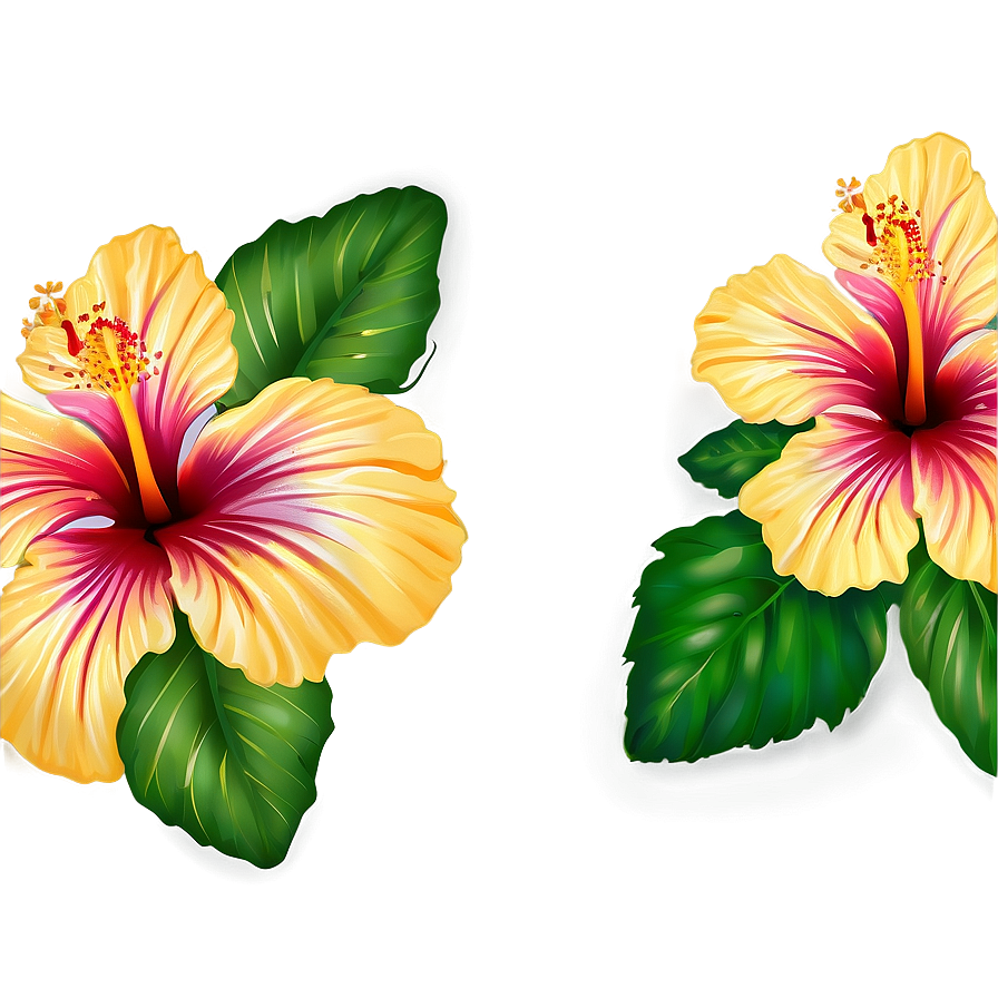 Hibiscus Design Png 13 PNG Image