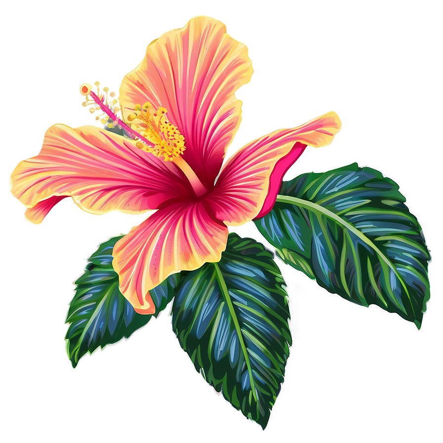 Hibiscus Drawing Png Uil PNG Image