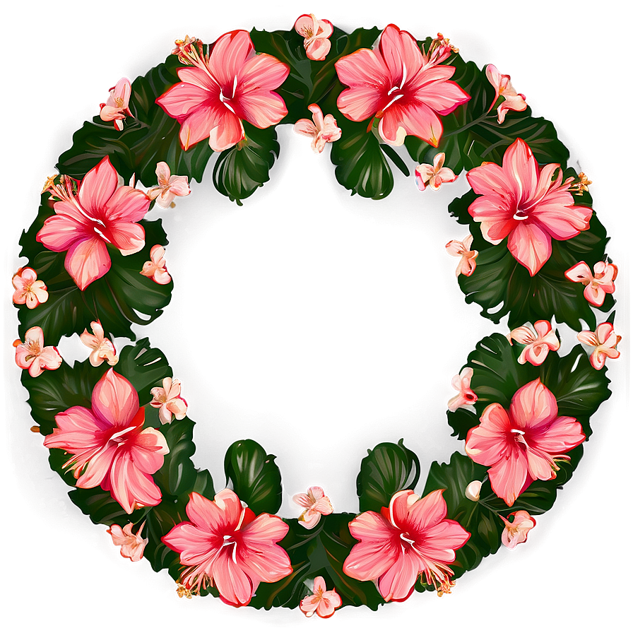 Hibiscus Flower Circle Png 63 PNG Image