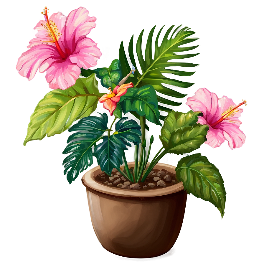 Hibiscus Garden Png 65 PNG Image