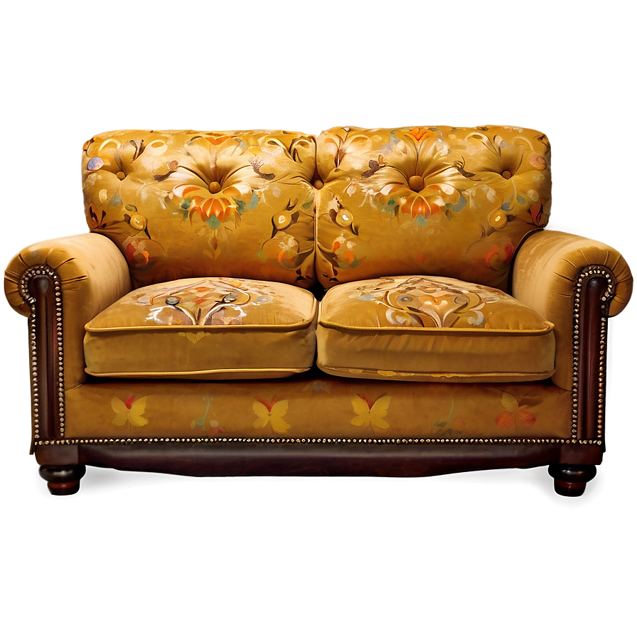 High Back Couch Png 05252024 PNG Image