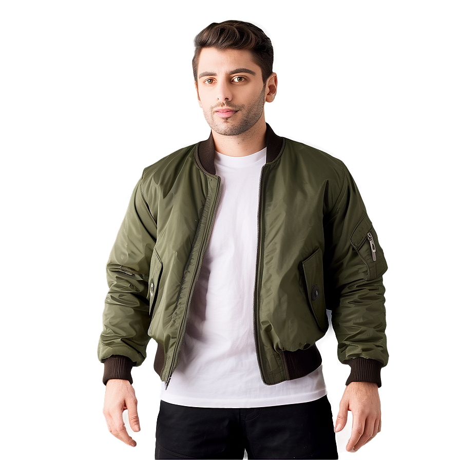 High Collar Bomber Jacket Png 97 PNG Image