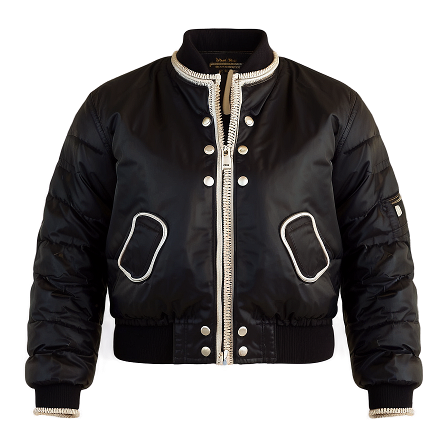 High Collar Bomber Jacket Png Gaw93 PNG Image