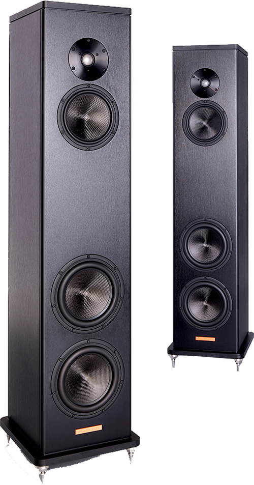 High End Floorstanding Speakers PNG Image