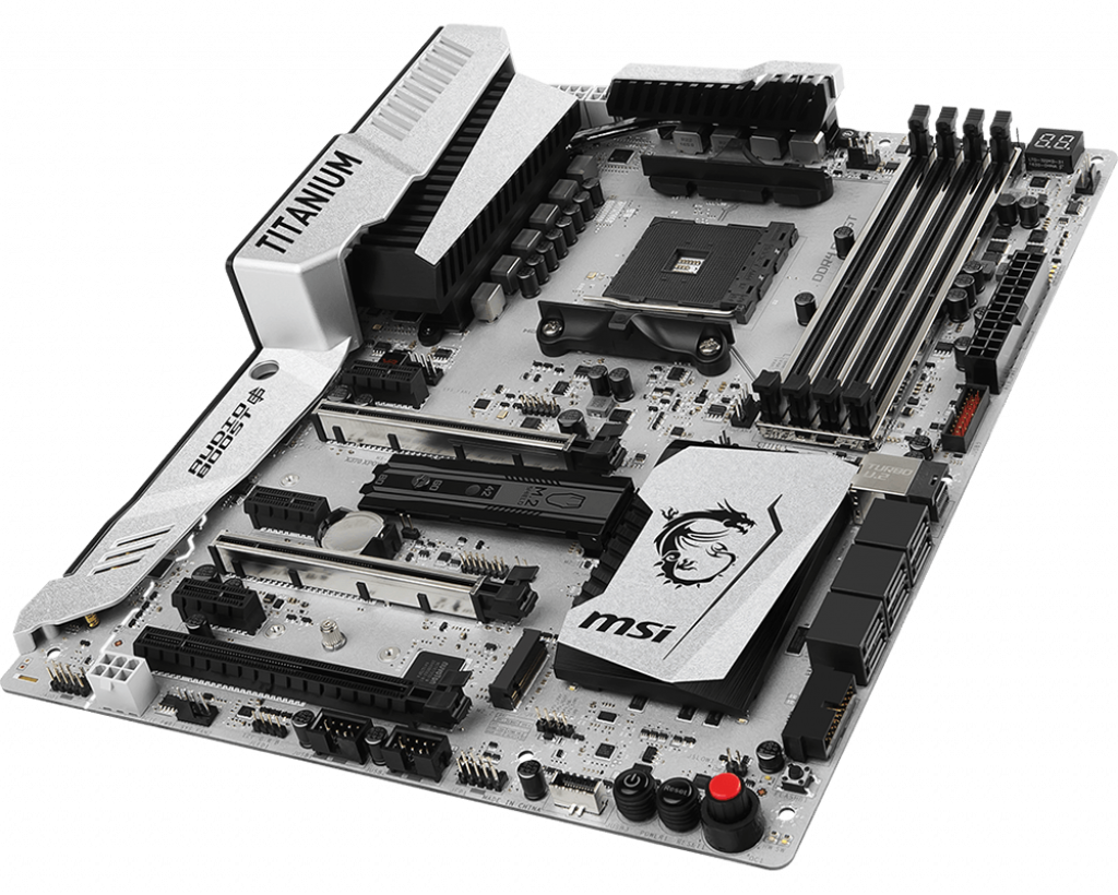 High End M S I Motherboard PNG Image