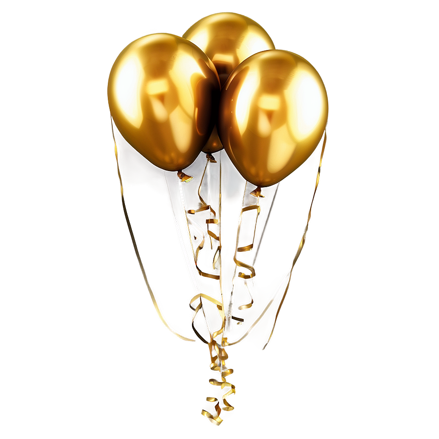 High-quality Gold Balloon Png 9 PNG Image