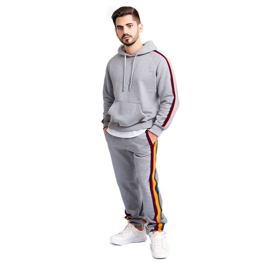 High Quality Grey Sweatpants Png Kni87 PNG Image