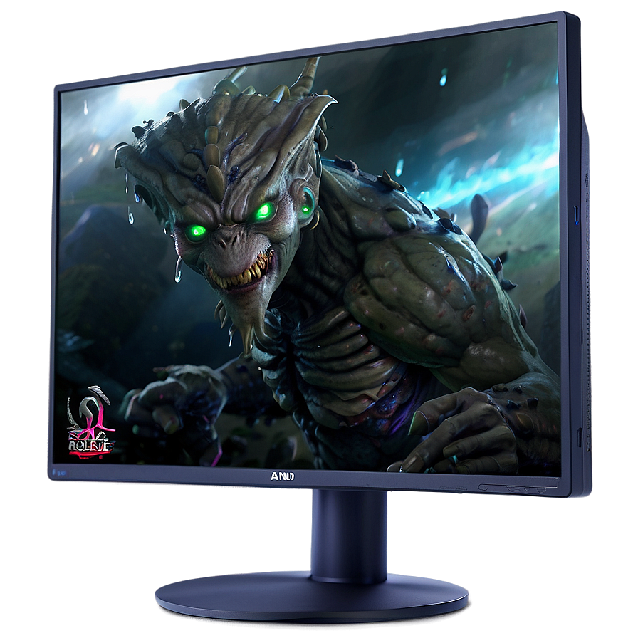 High Refresh Rate Gaming Monitor Png 06212024 PNG Image